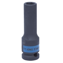 KING TONY (443511M) Головка торцевая ударная глубокая шестигранная 1/2", 11 мм