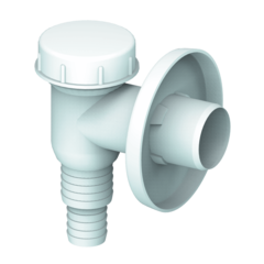 Сифон UNICORN для стиральной машины, наруж. монтаж K100W*