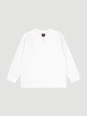 Лонгслив с застёжкой-планкой Mjölk Белый, уценка