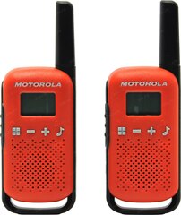 Рация (2 рации) Motorola TALKABOUT T42 Red, 4 км, 8 каналов, LCD, 3xAAA)