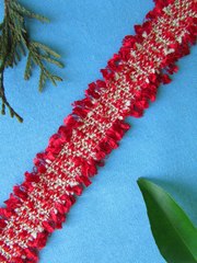 Тесьма текстильная люрекс бахрома, ш. 3 см