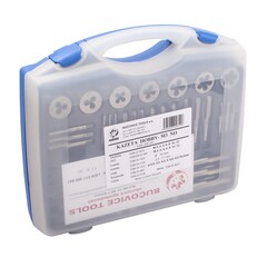 Набор метчиков и плашек M3 -M12 115CrV3 40пр Bucovice(CzTool) 330120