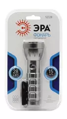 Фонарь ЭРА SD28 28xLED, алюм, 3хААА, бл