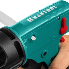 KRAFTOOL GRAND 2-in-1 310 мл антикапельная система постоянное давление, скелетный пистолет для герметика (06674)