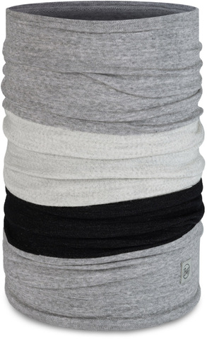 Картинка шарф-труба Buff Wool lightweight Greyish - 1