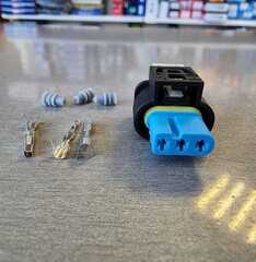 РАЗЪЁМ ДАТЧИКА ПОЛОЖЕНИЯ РАСПРЕДВАЛА ВЫПУСКНОГО AVEO, CRUZE ДВИГ D4 3 PIN FEMALE