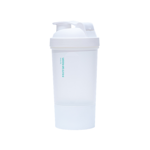 Шейкер спортивный с чашей белый 500 мл 1 шт.