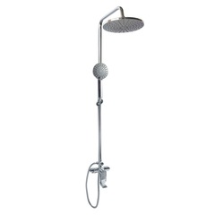 Дикалан 67-0-746 Душевая стойка однорычажная, с тропич. душ., лейкой, смесителем, корот.гусак,35мм, (шт.)