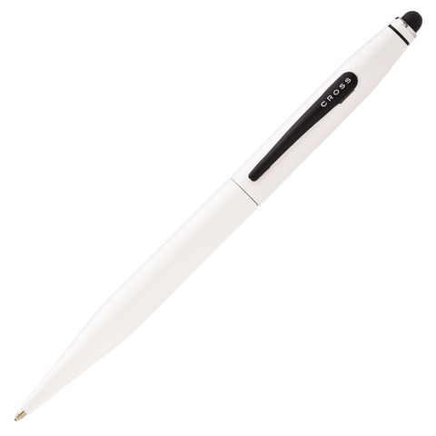Ручка шариковая Cross Tech2, Pearl White со стилусом, M, BL (AT0652-5)
