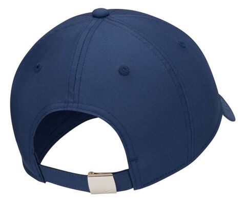 Кепка теннисная Nike Dri-Fit Club Unstructured Metal Swoosh Cap - midnight navy/metallic silver