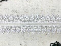 Кружево плетеное, ш. 2,5 см, белый