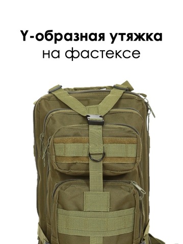 Картинка рюкзак тактический Skully Tactic RWZS29 army green - 9