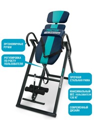 Инверсионный стол Start Line Traction с подушкой SLFIT03S-BB сине-бирюзовый