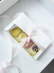 Пирожные эскимо с цветочками