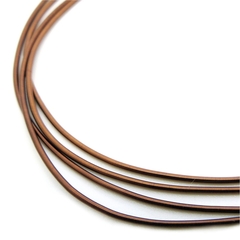 Канитель мягкая, гладкая KAN/MD, 0,7 мм глянец, коричневый