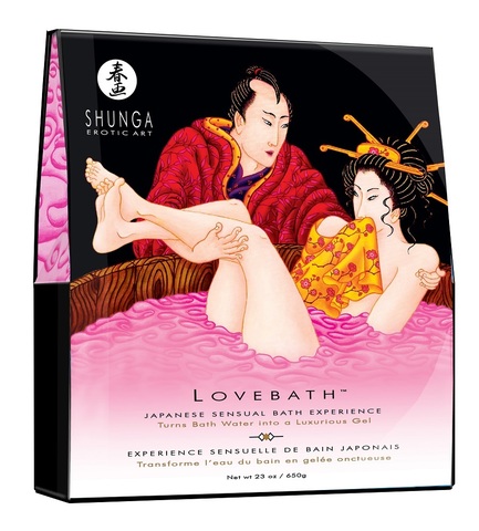 Соль для ванны Lovebath Dragon Fruit, превращающая воду в гель - 650 гр. - Shunga 6801