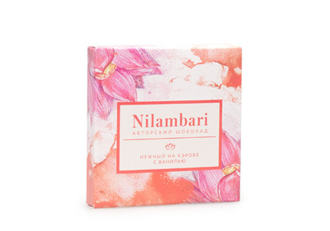 Шоколад на кэробе с ванилью Nilambari, 65г