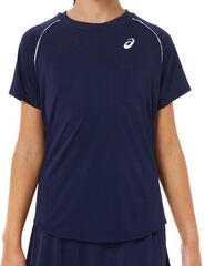 Футболка для девочки Asics Tennis Short Sleeve Top - peacoat