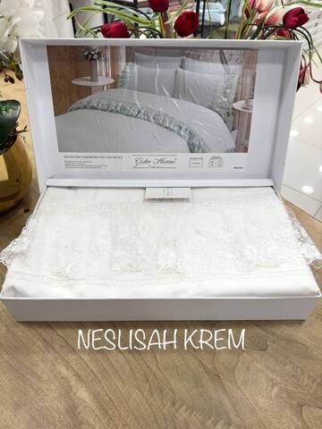 Постельное белье Gelin Home Neslisah  крем евро