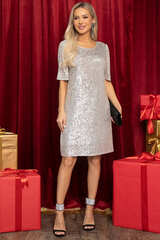 Платье праздничное Блестящий закат (белое) П14456-39М LT Collection