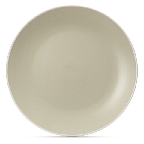 Тарелка обеденная Scandy olive 24 см - Бежевый