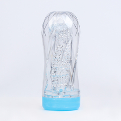 Мастурбатор «GALAKU CUP. Ocean», в жестком корпусе (гелевый, прозрачный, силикон)