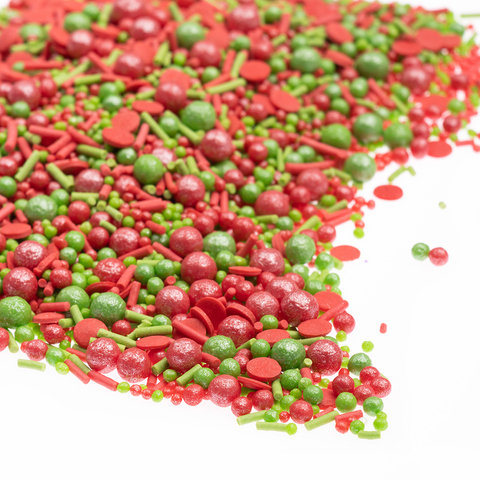 Посыпка Декоративный микс (красный, зеленый) 50 г