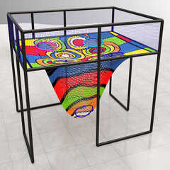 Верёвочная конструкция «Гравитационная радуга»