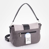 Сумка Саломея 460 мульти итальянский серо-черный