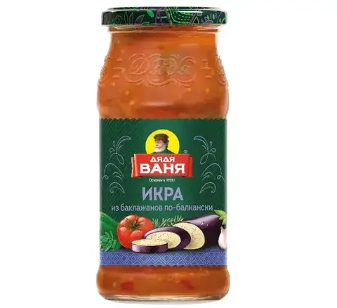 Икра баклажанная Дядя Ваня По-балкански 460г, шт