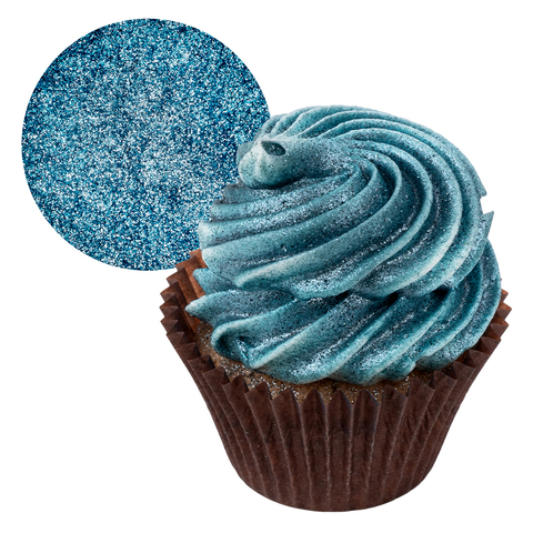 Летающие съедобные блестки для торта (для сдувания) Темно-синий, 50-500 pm, кг