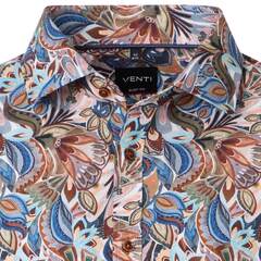 Сорочка мужская Venti Body Fit 154494900-450 с потрясающим принтом