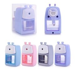 Точилка механическая 1 отв Пастель, с контейнером, ассорти