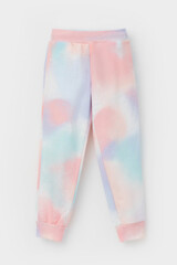 брюки  для девочки  КР 400536-1/разноцветный спрей