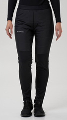 Женские премиальные брюки для лыж и зимнего бега Nordski Hybrid Pro 2.0 Black