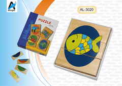 
          Пазл деревянный 4 в1 Alingar, А4, 110*130 мм, "Домашние животные", 3 элемента, 3 +