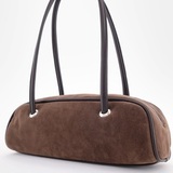 Сумка Саломея 2038 эко-замша шоколад