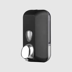 Диспенсер для мыла с кнопкой 500 мл. ABS BLACK 03012.N чёрный