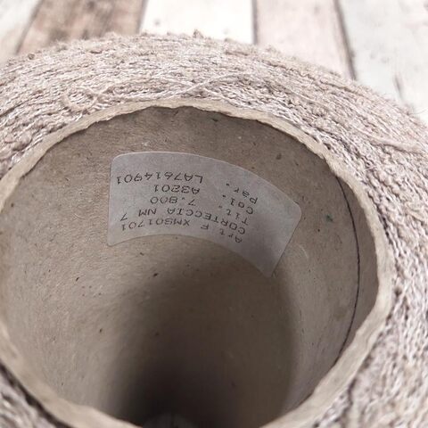 Лен с хлопком фасонный CORTECCIA 780 серо-бежевый