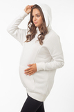 Утепленное худи для беременных и кормящих 16030 тофу