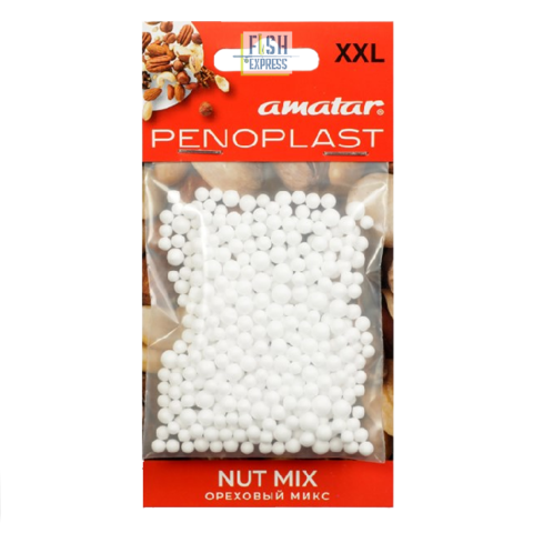 Приманка Amatar PENOPLAST - XXL Ореховый микс 20 шт/уп/продажа от 20 шт.