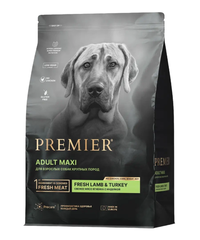 Сухой корм для взрослых собак Premier Dog Adult Maxi крупных пород с чувствительным пищеварением ягненок с индейкой 10кг