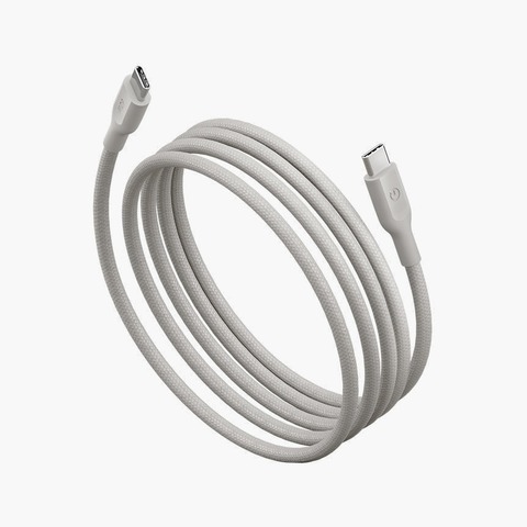 Кабель Energea Flow 60, USB-C to USB-C, 60W 1.5M, Песочный | Sand