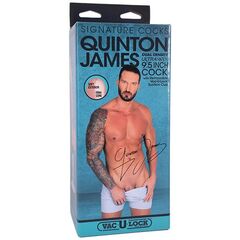 Телесный фаллоимитатор на съемной присоске Quinton James Signature Cocks - 24,1 см. - 