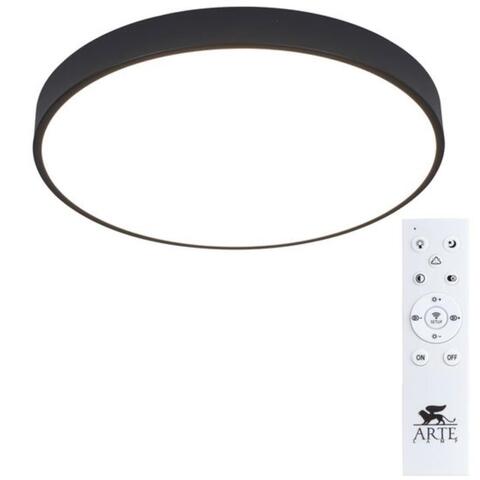 Потолочный светодиодный светильник Arte Lamp ARENA A2672PL-1BK