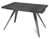 Стол "АСТИ" 120-180, керамика Armani Grey матовый , серый муар