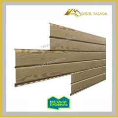 Сайдинг металлический L -Брус ХL ECOSTEEL Матовый 0.5мм Сосна (в наличии)