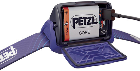 Картинка фонарь налобный Petzl TIKKA CORE синий - 3