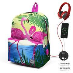 Çanta \ Bag \ Рюкзак CORAL HIGH SIRT ÇANTA(USB+AUX SOKETLİ) 23434