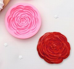 Молд силиконовый 5,7х5,7х1,2 см "Прекрасная роза"